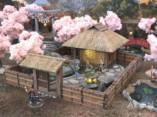 28mm samurai japanese teahouse - 28mm,