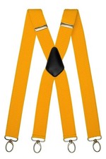 Braces/Suspenders, Adult, Unisex - Carabiner X  Silver Clips - Various Colours