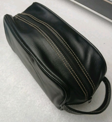 Black leather perry ellis - black,