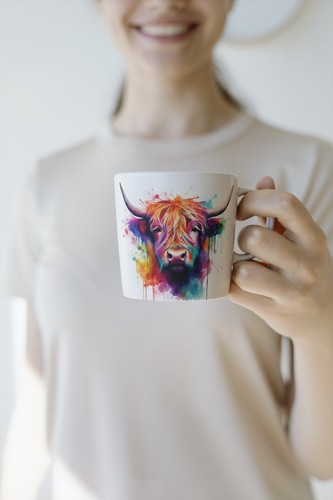 Highland cow mug - cow,