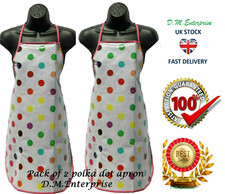 2X Ladies Polka Dot Wipe Clean