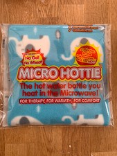 Hotties Blue Elephant Fleece Microwavable Hot Water Bottle Micro Hottie