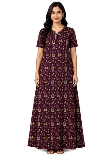 Indian night dress cotton - indian,