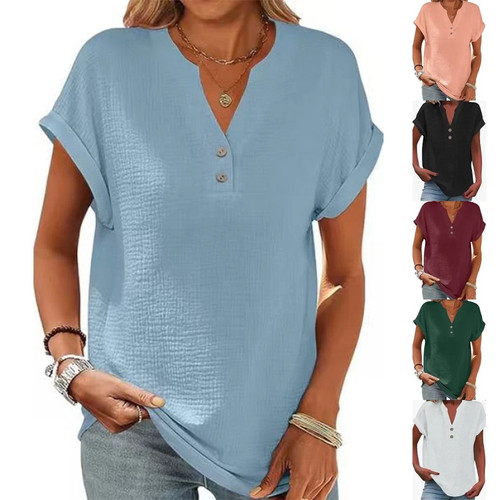 Women cotton shirt - cotton, casual