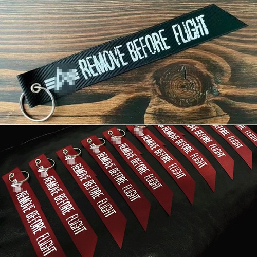 Pilot jacket decorative ribbon