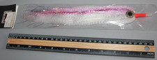 FULLING MILL LARGE PIKE TUBE FLY LURE BILL FISH FLY PINK 30cm LONG SEALED  PACK