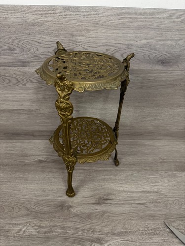 Vintage ornate cast brass - brass, 2