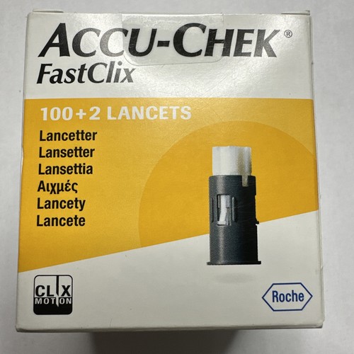 Accu chek fastclix lancets box - accu,
