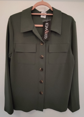 Nwt kim sage shirt - sage, jacket