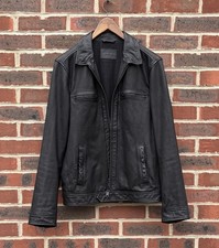 Allsaints lark leather bomber - lark,