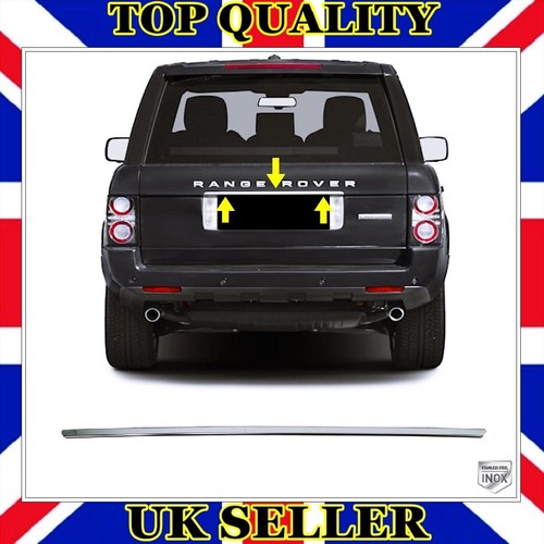 Chrome rear trunk tailgate - chrome,