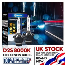 2Pcs D2S 8000K Blue HID Xenon