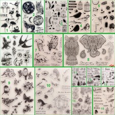 Owl Bird Transparent Silicone