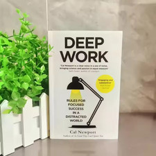 Deep Work English Book By Cal Newport Rules for Focused Success In A Distracted