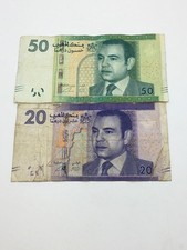 70 Moroccan Dirhams Banknotes