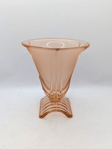 Art deco pink bagley - bagley, glass