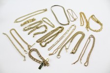 Gold Tone Jewellery Pierre Cardin Simulated Pearl Chain Necklace x 15