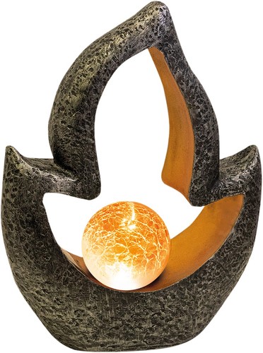 Solar powered led resin - powered, garden