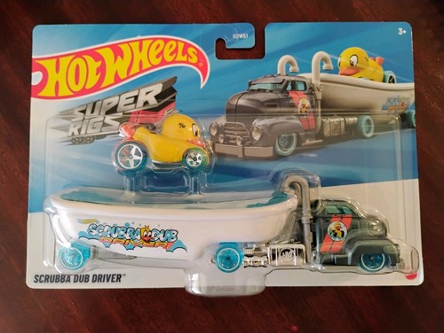 Hot wheels super rigs scrubba - hot,