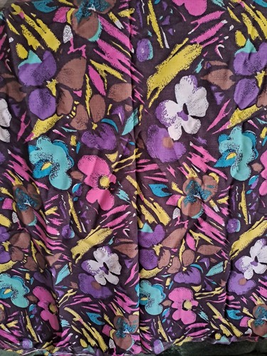 Floral 60s retro fabric - retro,