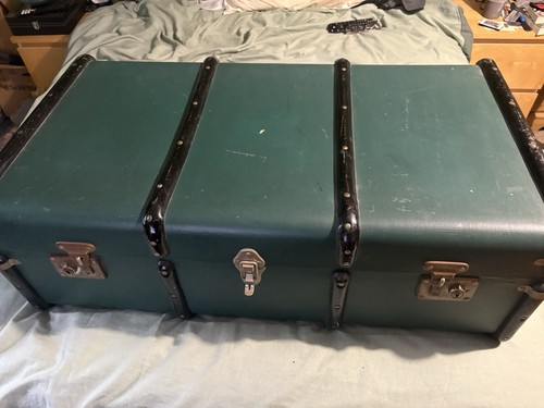 Vintage travel trunk - travel,