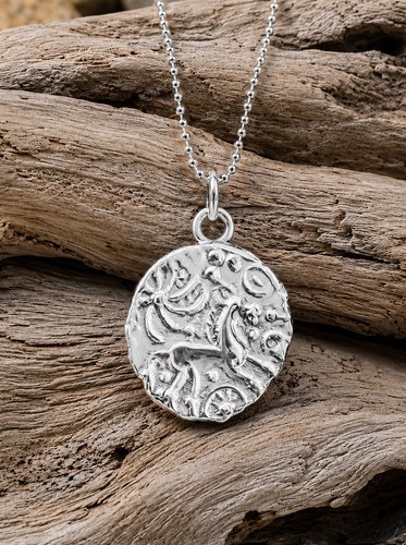 Sterling silver celtic horse - silver,