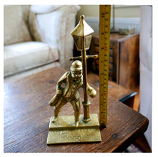 Vintage Brass Drunk Man Lamp