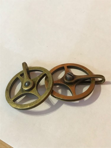 Vienna wall clock brass - x,