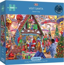 Gibsons Visit Santa 1000 Piece