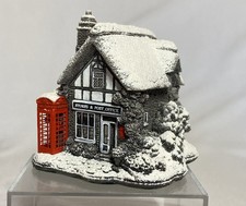 Lilliput Lane Post Office Red Splash Christmas L3573R 2012 No Box / Deeds
