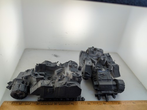 Wrecked battle wagons 28mm - wagons,
