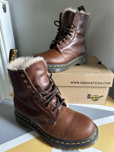 Martens brown serena fur - dr,