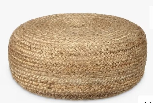 John lewis jute pouffe natural - john,
