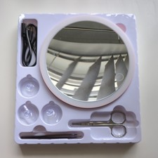 30X Magnifying Makeup Mirror With LED Light Cosmetic 360° Rotation Flexible UK