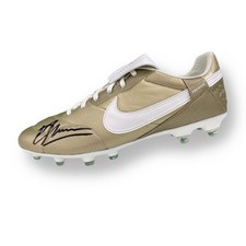 Dennis Bergkamp Signed Gold Premier Football Boot