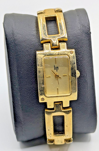 Lip ladies quartz watch gold - ladies,