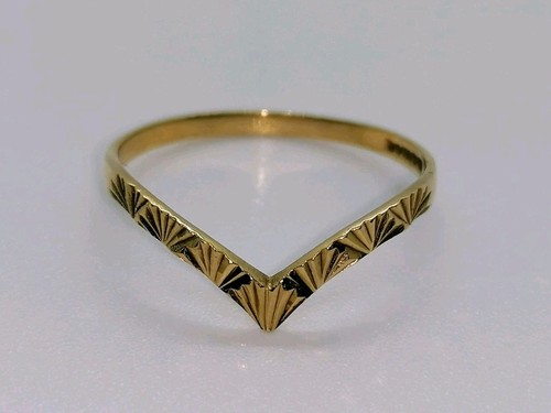 9ct gold vintage - vintage, wishbone