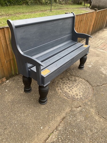 Hand made garden bench - made,