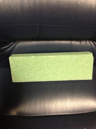 Styrofoam block green - styrofoam,