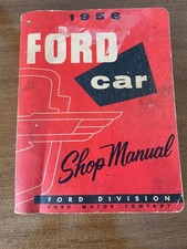 1956 FORD CAR SHOP MANUAL -