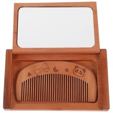  Foldable Travel Mirror Lightweight Folding Small Hand Compact Comb