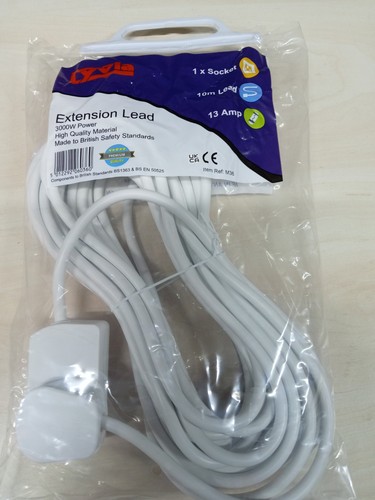 1gang 10m extension lead - 1gang,