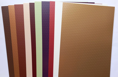 Hunkydory dots embossed - a4,