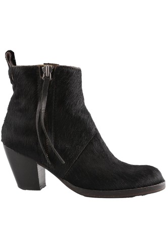 Acne studios black - calf, hair
