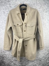 Zara Size S Shacket Beige