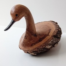 ?Hand Made Solid Wood Duck Home Garden Decoration  30/17/13 Cm