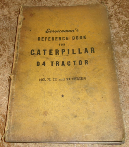 1950 cat tractor service - tractor,
