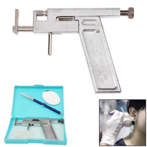 Professional ear piercing - ear, gun