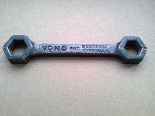 Vintage vono bedstead - bedstead, fittings