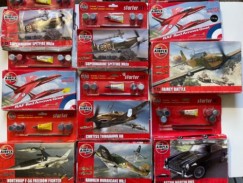 Airfix 32 starter sets - 1/72,